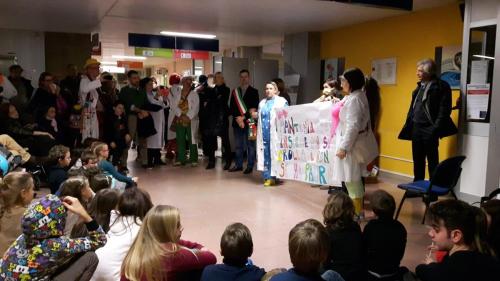 Novembre 2018 service con Onlus Clowncare per la manifestazione Ospedale aperto presso l'OSMA di Bagno a Ripoli